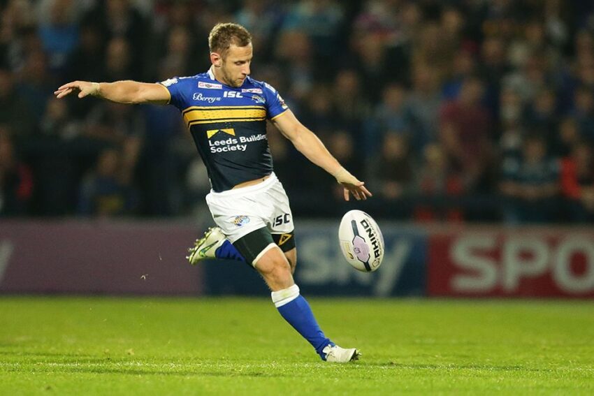 Rob Burrow during a rugby match